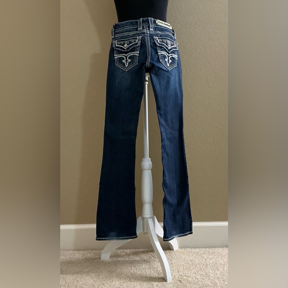 Rock Revival Dark Blue Boot Cut Jeans